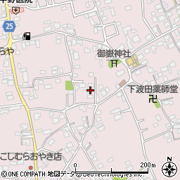 長野県松本市波田下波田6462周辺の地図