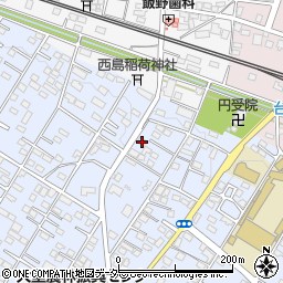 埼玉県深谷市上野台198周辺の地図