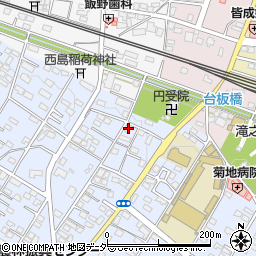 埼玉県深谷市上野台215周辺の地図