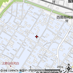 埼玉県深谷市上野台105周辺の地図