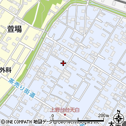 埼玉県深谷市上野台30周辺の地図