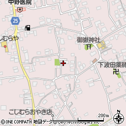 長野県松本市波田下波田6437周辺の地図