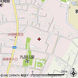 埼玉県熊谷市西別府周辺の地図