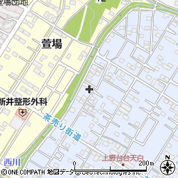 埼玉県深谷市上野台12周辺の地図