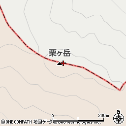 栗ケ岳周辺の地図