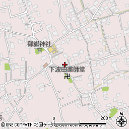 長野県松本市波田下波田6728-2周辺の地図
