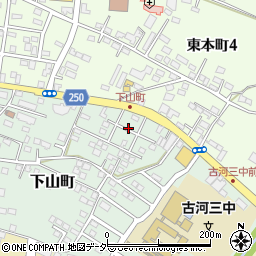 茨城県古河市下山町6周辺の地図