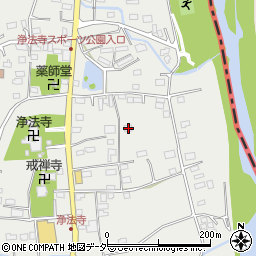 群馬県藤岡市浄法寺1103周辺の地図