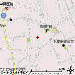 長野県松本市波田下波田6458周辺の地図