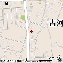 茨城県古河市関戸1666周辺の地図