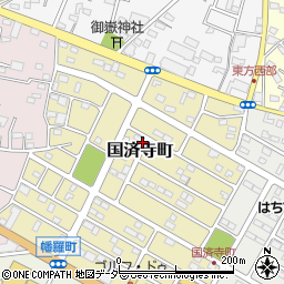 埼玉県深谷市国済寺町周辺の地図