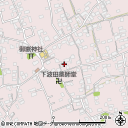 長野県松本市波田下波田6735周辺の地図