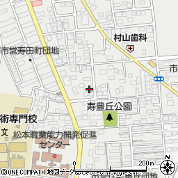 ドミノ・ピザ　松本寿北店周辺の地図