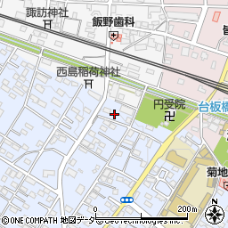 埼玉県深谷市上野台206周辺の地図