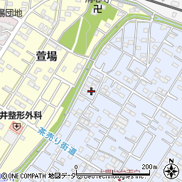 埼玉県深谷市上野台11周辺の地図