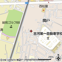 茨城県古河市関戸2039周辺の地図