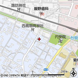 埼玉県深谷市上野台205周辺の地図