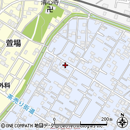 埼玉県深谷市上野台33周辺の地図