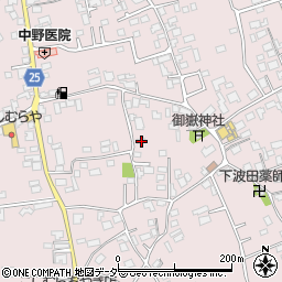 長野県松本市波田下波田6440-1周辺の地図