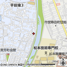 長野県営繕建築協同組合　松本事業所周辺の地図