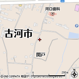 茨城県古河市関戸1383周辺の地図