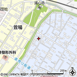 埼玉県深谷市上野台10周辺の地図