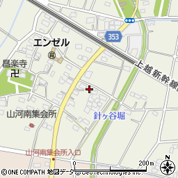 埼玉県深谷市山河709周辺の地図