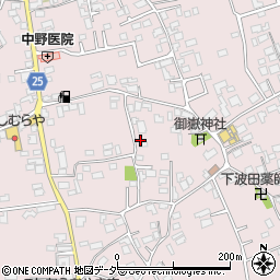 長野県松本市波田下波田6440周辺の地図