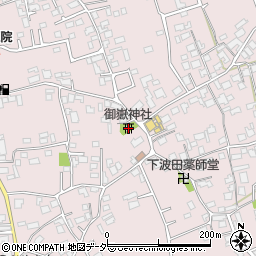 長野県松本市波田下波田6450-2周辺の地図