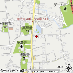 群馬県藤岡市浄法寺1110-1周辺の地図
