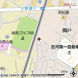 茨城県古河市関戸2047周辺の地図