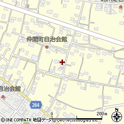 埼玉県深谷市東方周辺の地図