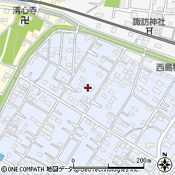 埼玉県深谷市上野台62周辺の地図