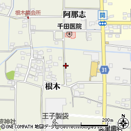 埼玉県美里町（児玉郡）根木周辺の地図