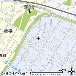 埼玉県深谷市上野台36周辺の地図