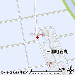 石丸神社前周辺の地図