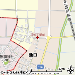 福伸工業前周辺の地図