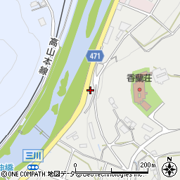 岐阜県高山市国府町三川954周辺の地図