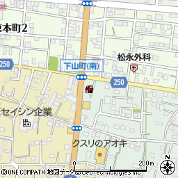 栃木石油株式会社　古河給油所周辺の地図