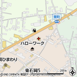 小さな森珈琲　石岡店周辺の地図