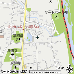 群馬県藤岡市浄法寺1099周辺の地図