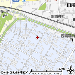 埼玉県深谷市上野台56周辺の地図