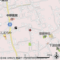 長野県松本市波田下波田6445周辺の地図