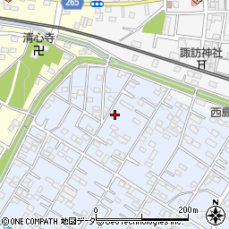 埼玉県深谷市上野台59周辺の地図