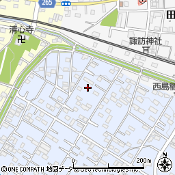 埼玉県深谷市上野台58周辺の地図
