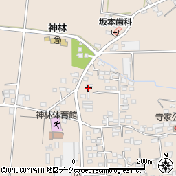 長野県松本市神林1468-1周辺の地図
