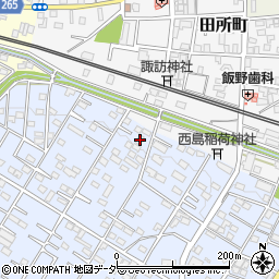 埼玉県深谷市上野台121周辺の地図