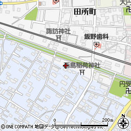 埼玉県深谷市田所町22周辺の地図
