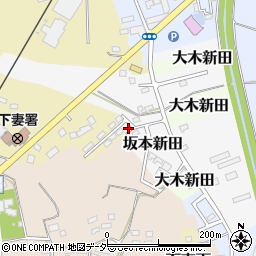 茨城県下妻市坂本新田38周辺の地図