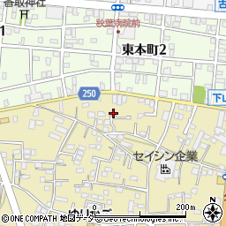 茨城県古河市古河685-7周辺の地図